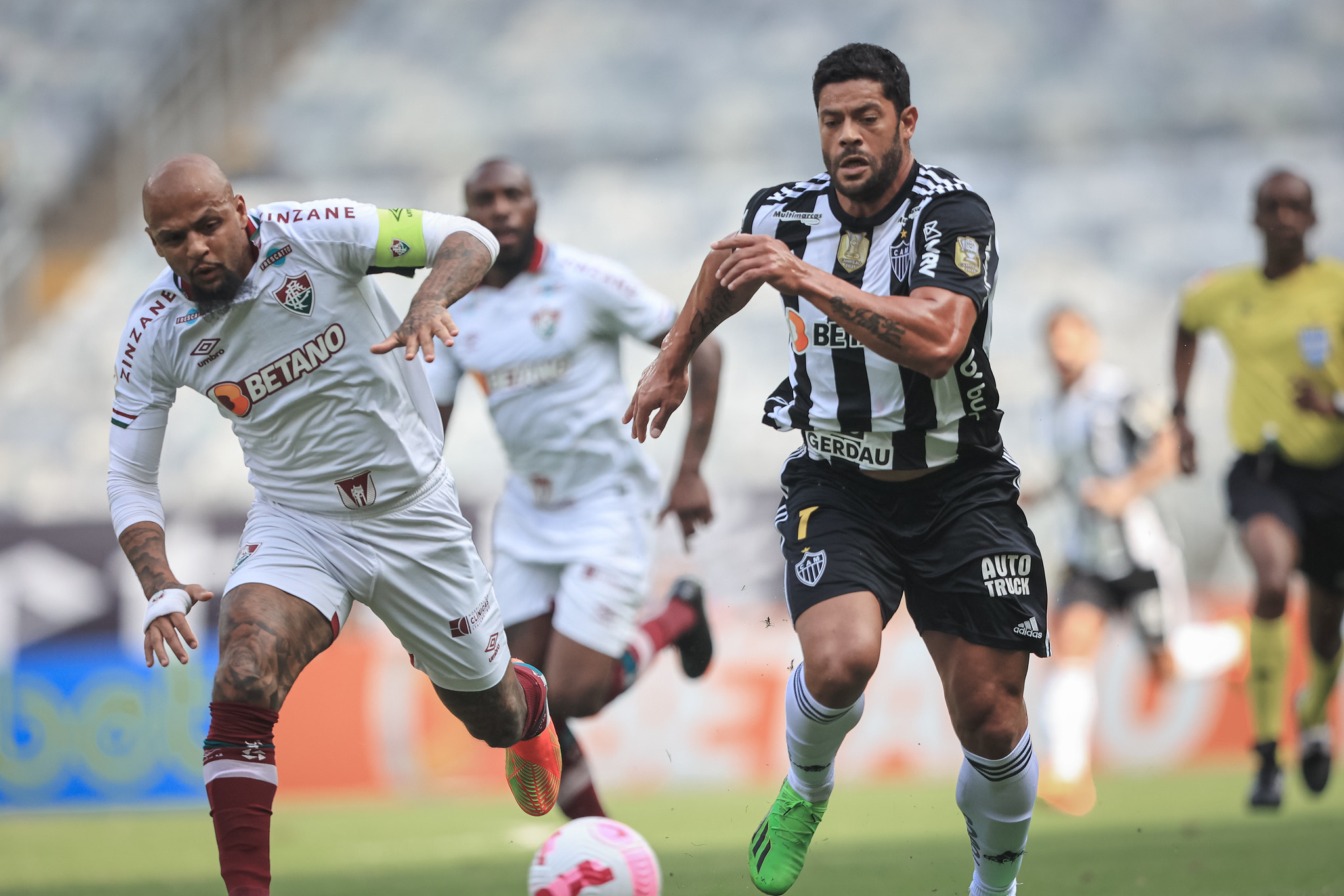 Atlético-MG não perde para Fluminense como mandante no Brasileirão há cinco jogo Foto: Pedro Souza / Atlético-MG