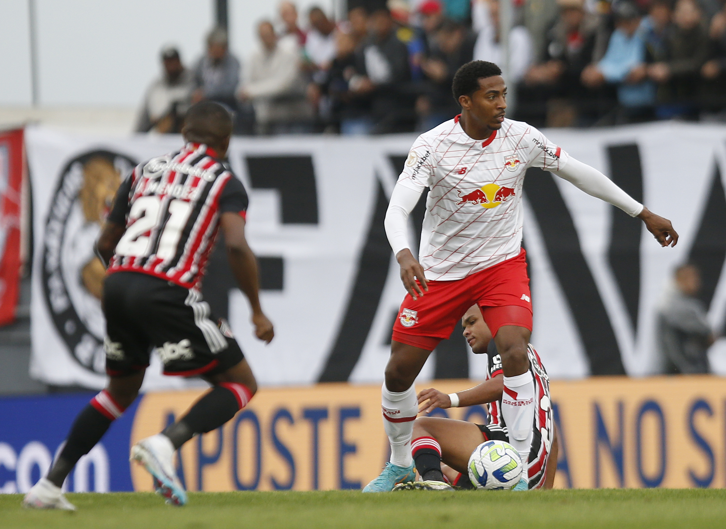 Eduardo Santos, jogador do Red Bull Bragantino. (Foto: Ari Ferreira/Red Bull Bragantino)