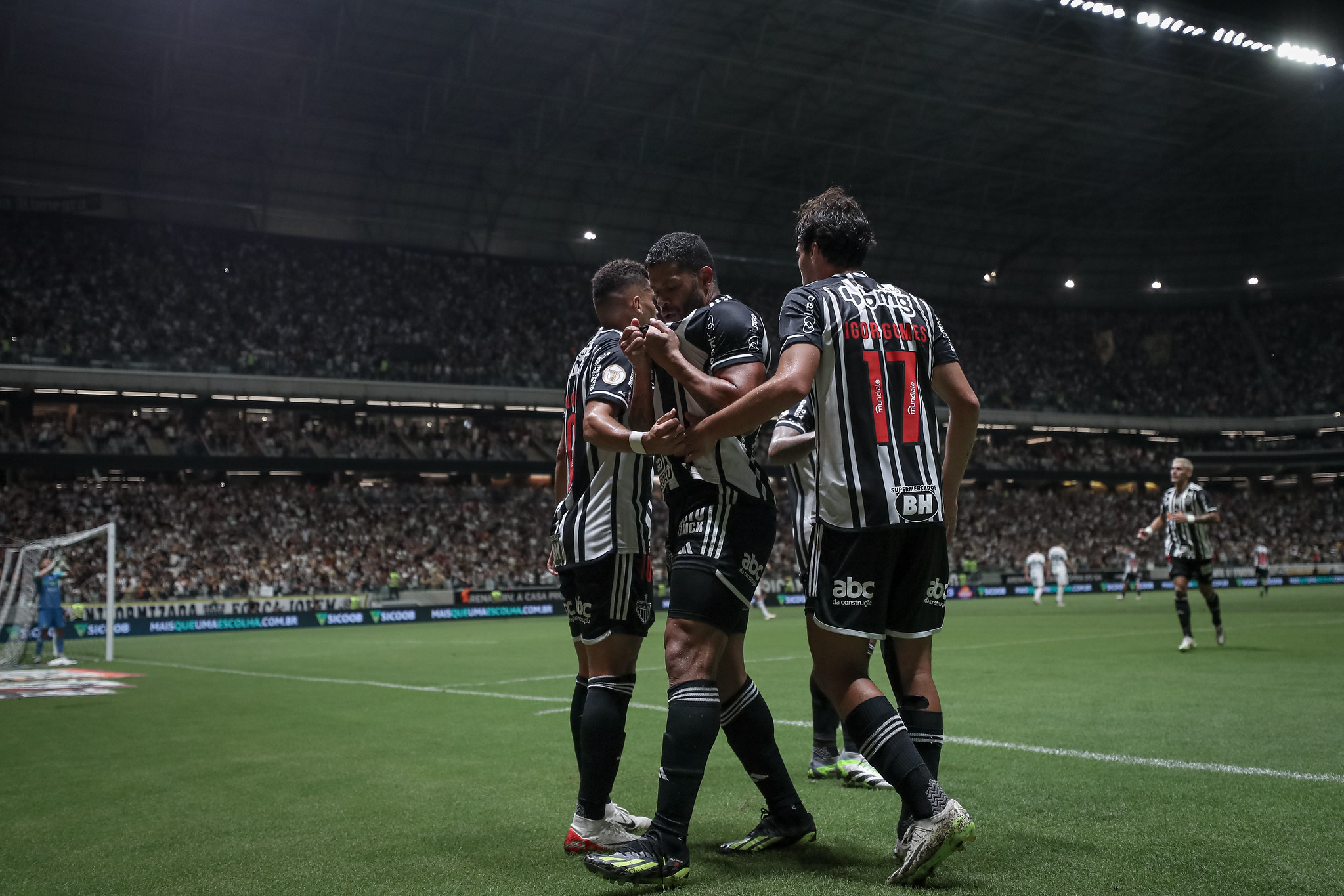 Dupla está a três gols de completar 50 na temporada Foto: Pedro Souza / Atlético-MG