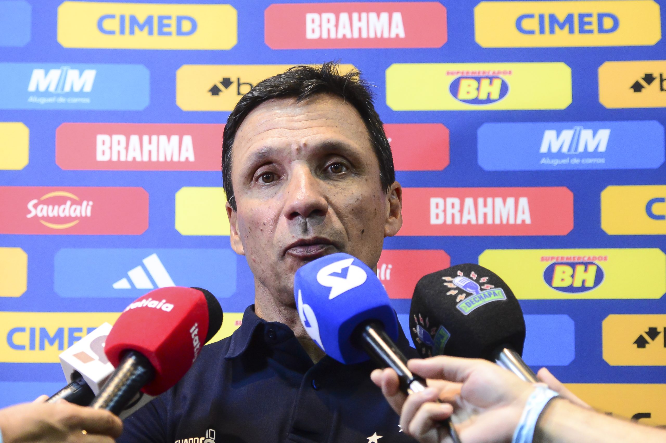 Zé Ricardo, em entrevista coletiva (Staff Images/Cruzeiro)