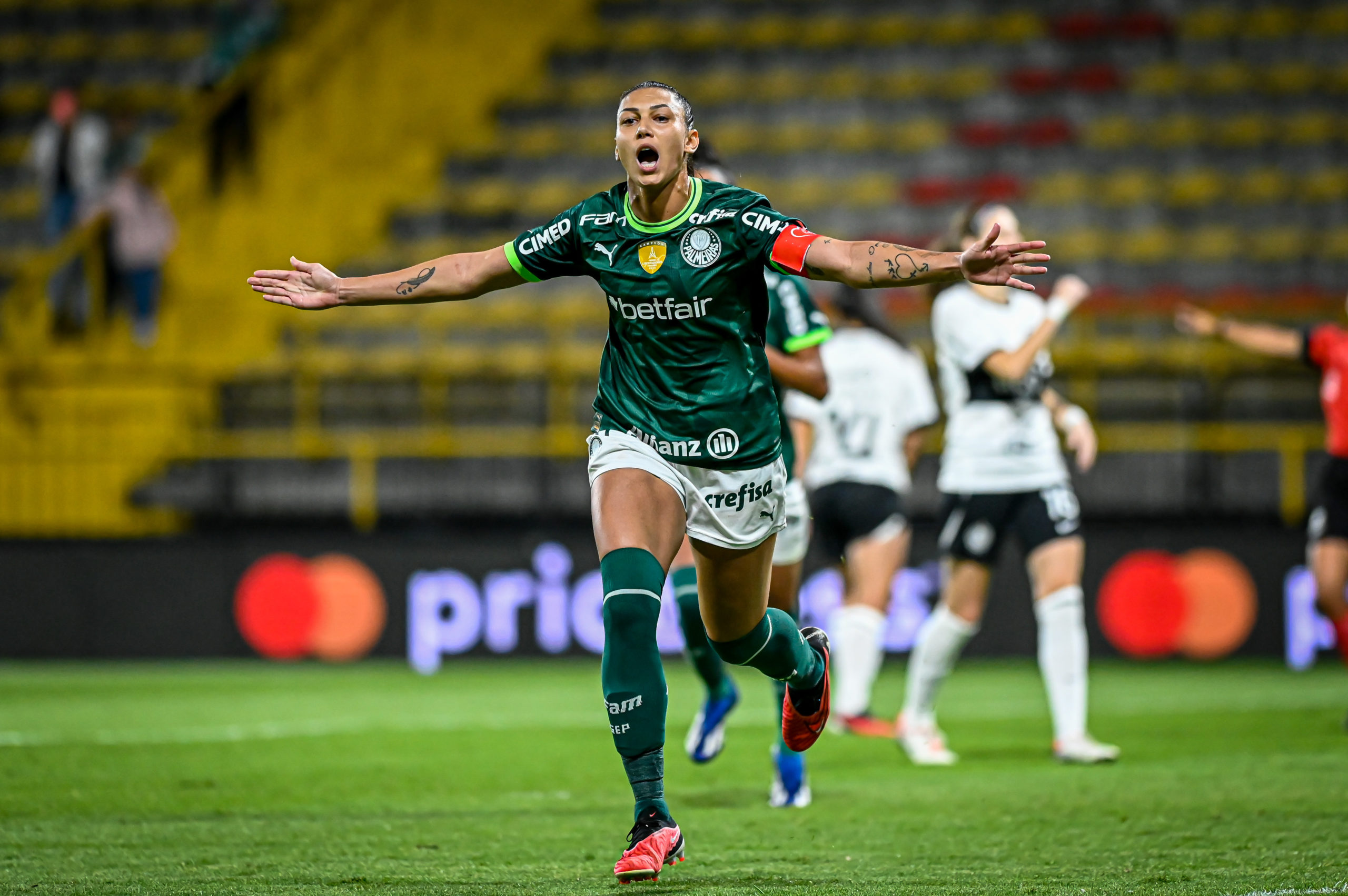 Palmeiras entra em campo contra o Corinthians em busca do bicampeonato da Libertadores Feminina. (Foto: Staff Images Woman/CONMEBOL)