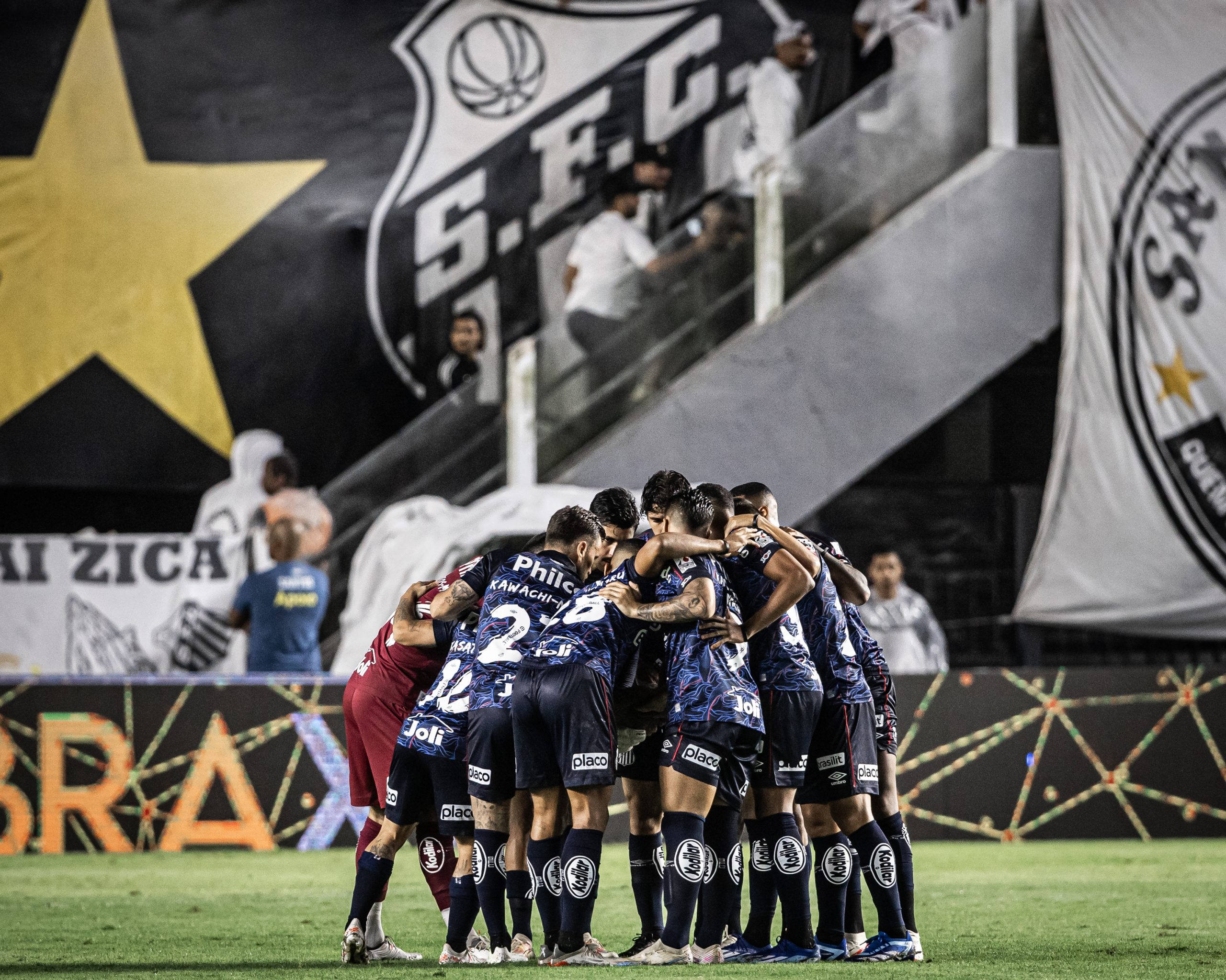 Elenco do Santos (Foto: Raul Baretta/ Santos FC)