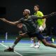 Dupla Davi Carvalho e Fabricio Rocha no Badminton - (Foto: Gaspar Nóbrega/COB)