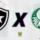Botafogo e Palmeiras fazem duelo direto no Brasileiro (Arte: ENM)