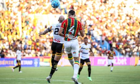 Sampaio Corrêa e Novorizontino empataram com gols marcados no segundo tempo (Ronald Felipe/Sampaio Corrêa)