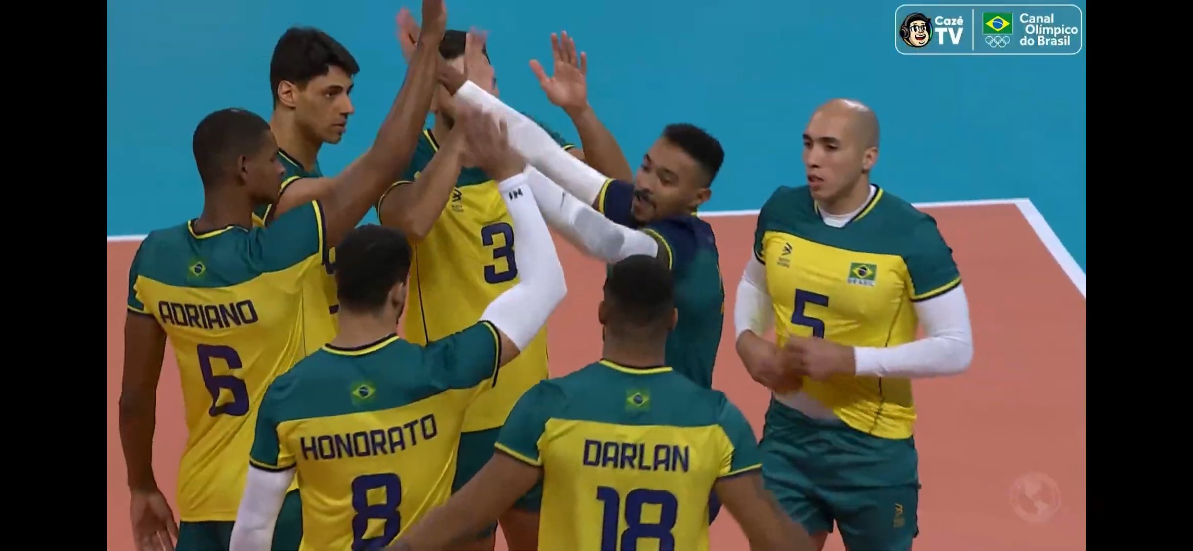 Vôlei masculino do Brasil estreou com vitória no Pan 2023