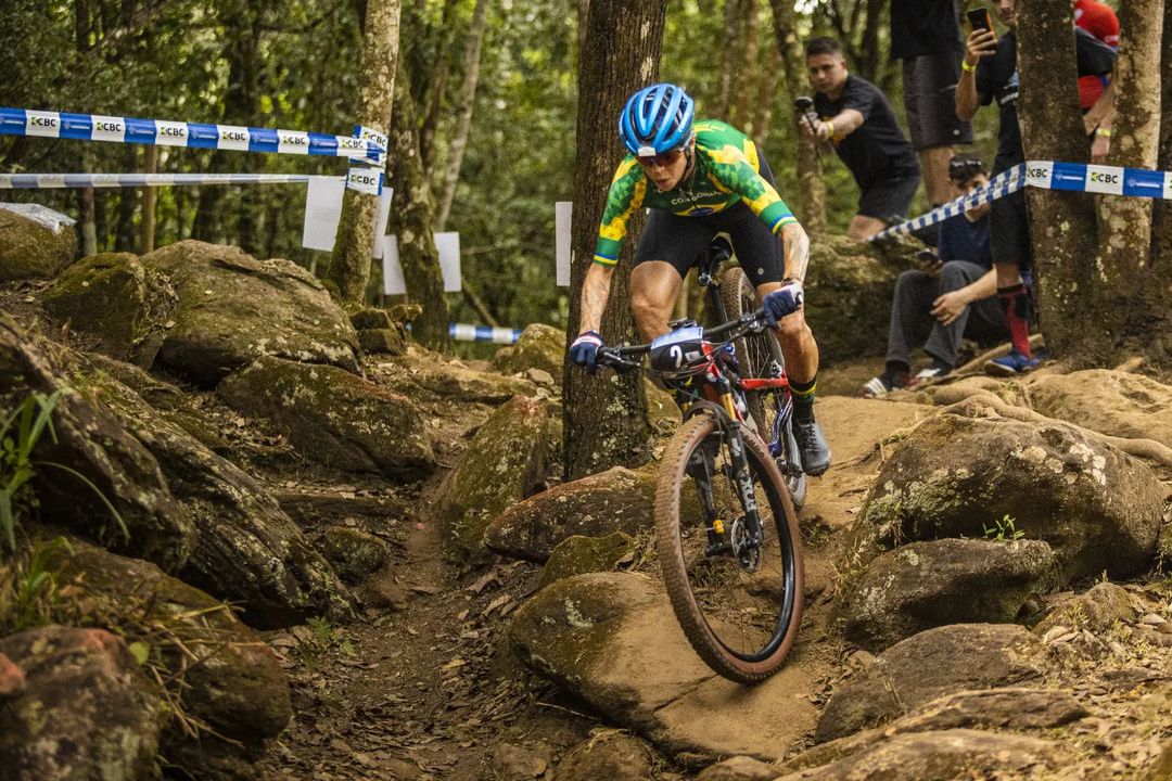 Raiza Goulão, no Pan-americano - (Foto: Divulgação/COB)