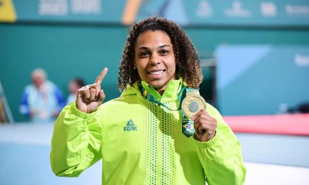 Samanta Soares conquista o ouro no Pan-Americano de Santiago 2023 Foto:Anderson Neves/CBJ