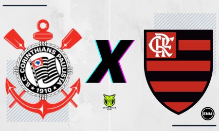 Corinthians x Flamengo: prováveis escalações, arbitragem, onde assistir, retrospecto e palpites (Arte: Esporte News Mundo)