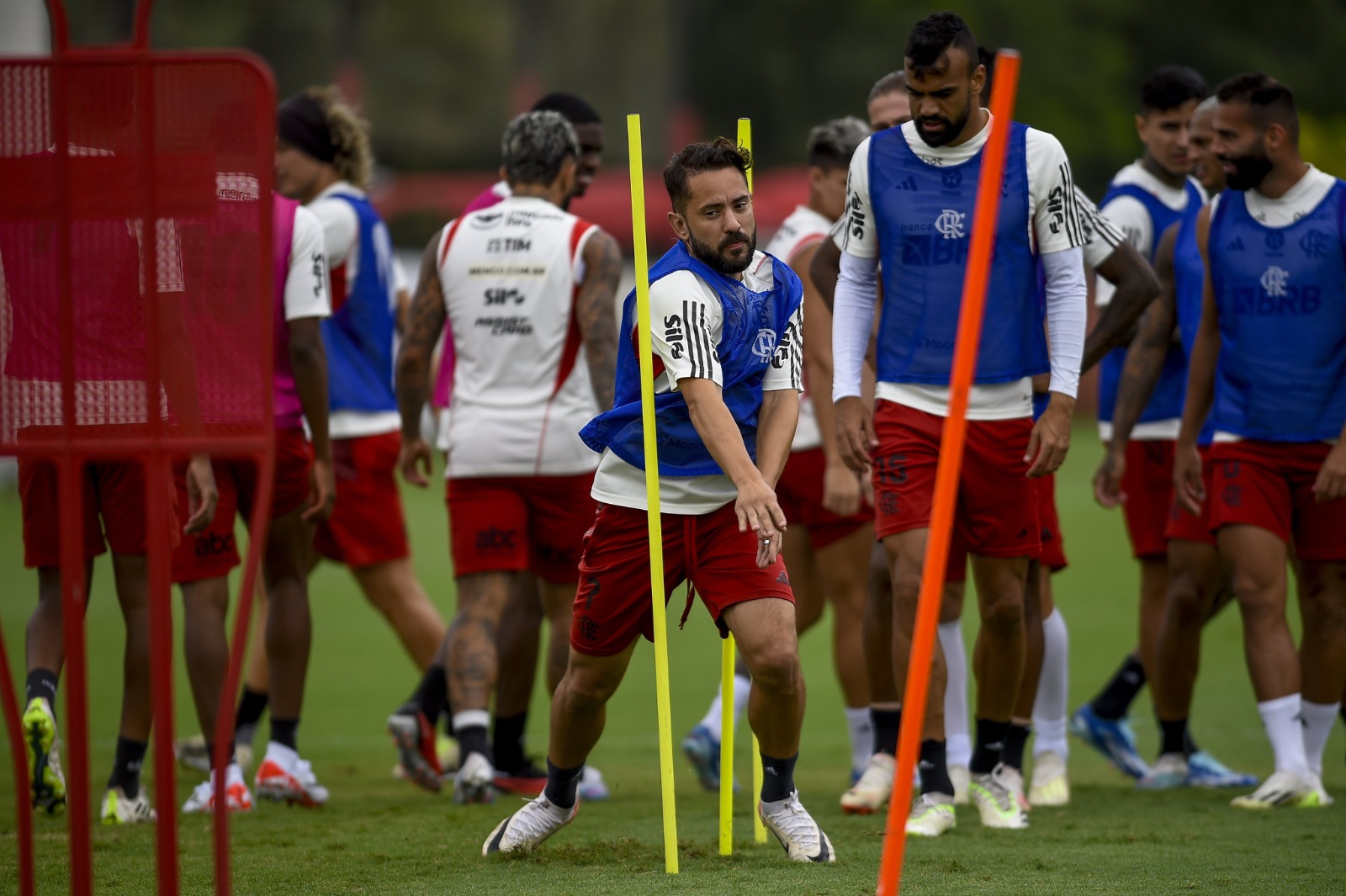 O Flamengo encerrou sua preparação para o confronto contra o Cruzeiro