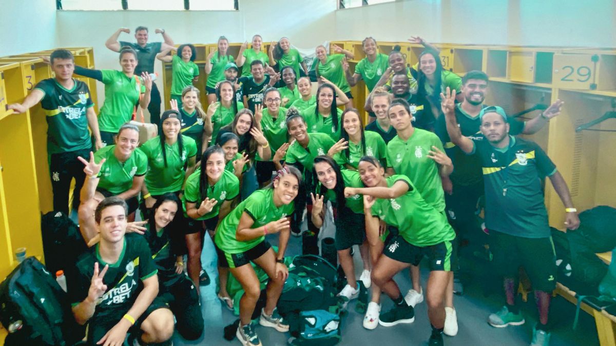 América-MG aplica goleada de 25 a 0 contra o Araguari e assume a liderança do Campeonato Mineiro Feminino 2023 (Foto: Gabriela Castro/América)