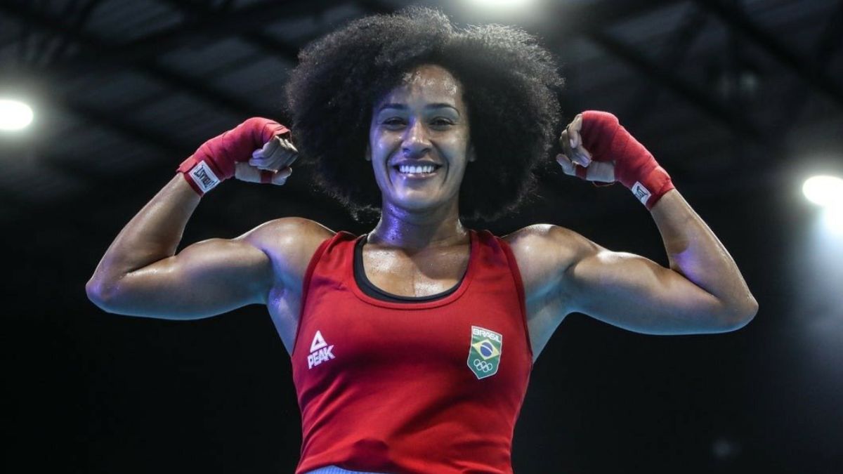 Bárbara Maria foi uma das brasileiras a conquistarem o Ouro no Boxe dos Jogos Pan-Americanos 2023 (Foto: Gaspar Nóbrega/COB)