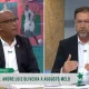 André Negão e Augusto Melo se confrontaram em debate na TV Gazeta (Foto: Reprodução/TV Gazeta)