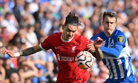 Liverpool empatou com o Brighton em jogo de quatro gols (Foto: GLYN KIRK/AFP via Getty Images)