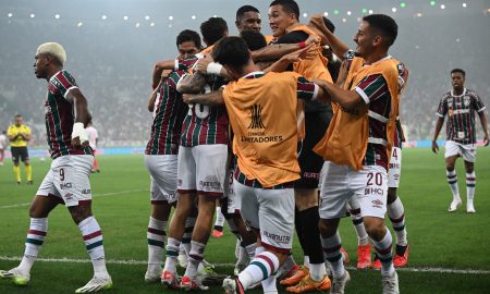 Fluminense busca título inédito da competição (Foto: CARL DE SOUZA / AFP via Getty Images)