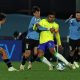 Casemiro foi o capitão do Brasil na derrota diante do Uruguai (Pablo Porciuncula/AFP via Getty Images)