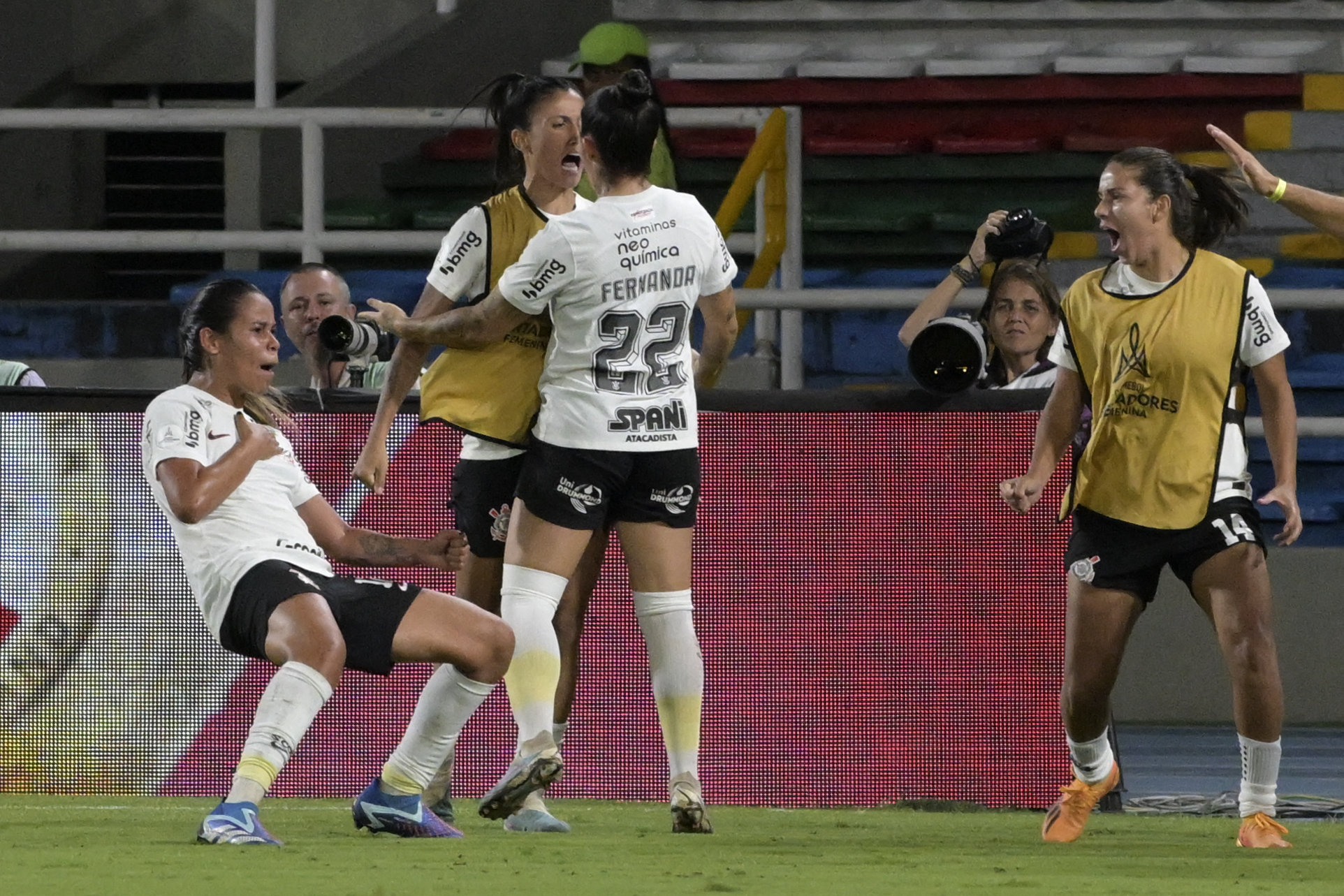 Corinthians bate o Inter nos pênaltis e vai à final da Libertadores Feminina (Photo by JOAQUIN SARMIENTO / AFP) (Photo by JOAQUIN SARMIENTO/AFP via Getty Images)