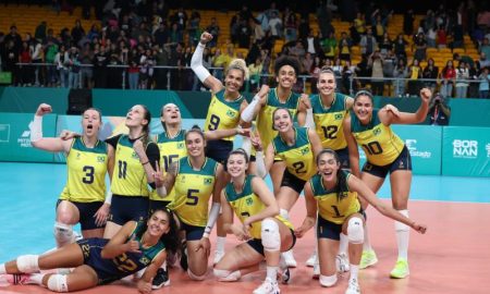 Brasil ficou com a prata no vôlei feminino no Pan 2023