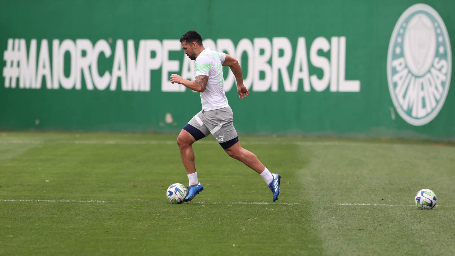 Zagueiro Luan, atleta do Palmeiras. (Foto: Cesar Greco/Palmeiras).
