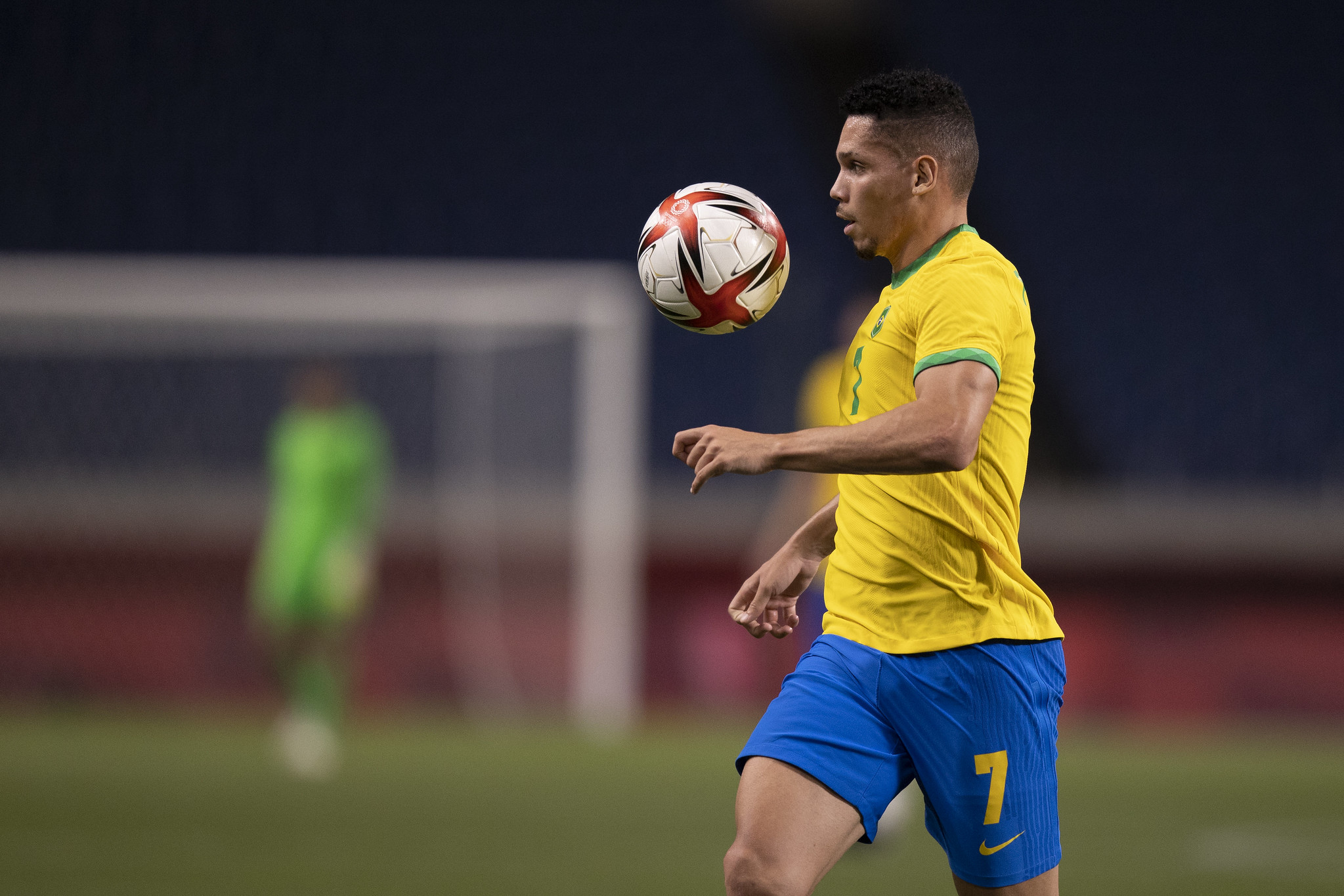 Paulinho foi medalhista de ouro na Olimpíada de Tóquio em 2021 (Foto: Lucas Figueiredo/CBF)