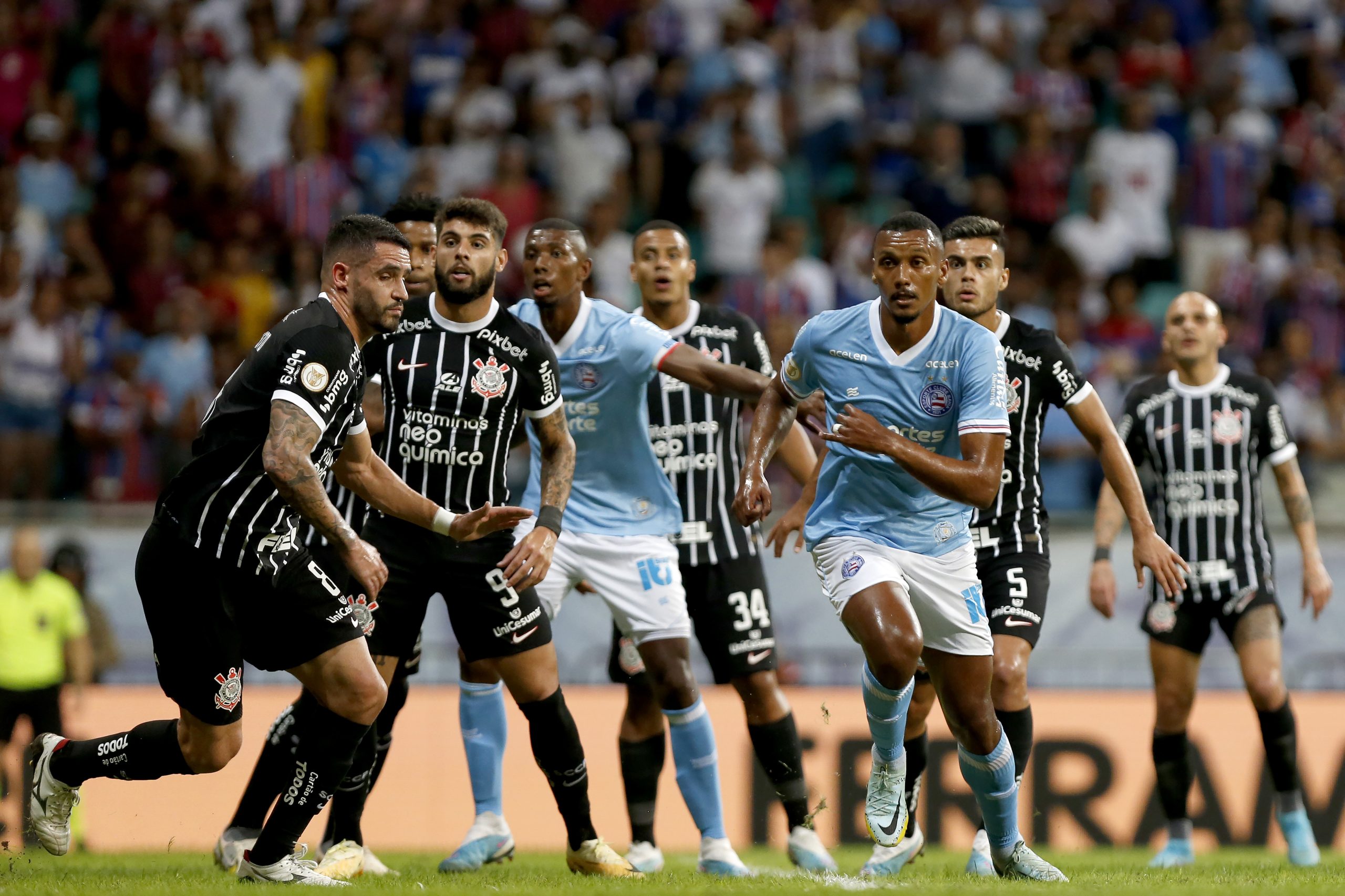 Corinthians recebe o Bahia visando eliminar chance de rebaixamento e garantir vaga na Sul-americana (Foto: Felipe Oliveira/EC Bahia)