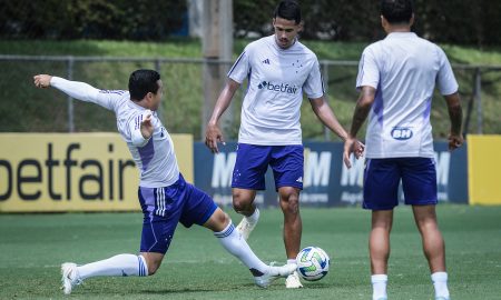 Cruzeiro treinando na Toca da Raposa (Gustavo Aleixo/Cruzeiro)