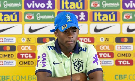 Endrick falou abertamente sobre seu momento na Seleção Brasileira (Foto: Joilson Marconne/CBF)