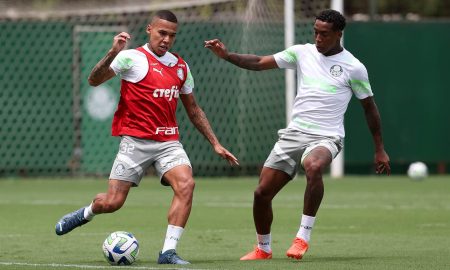 Com volta de convocados da seleção pré-olímpica, Palmeiras treina visando retorno do Brasileirão. (Foto: Cesar Greco/Palmeiras)