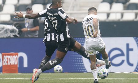 Botafogo e Santos empatam pelo Brasileirão (Foto: Vitor Silva/Botafogo)