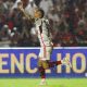Cebolinha comemora gol diante do Coelho (Foto: Gilvan de Souza / Flamengo)
