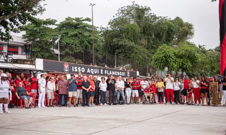 Flamengo completa 128 anos de história (Foto: Paula Reis / CRF)
