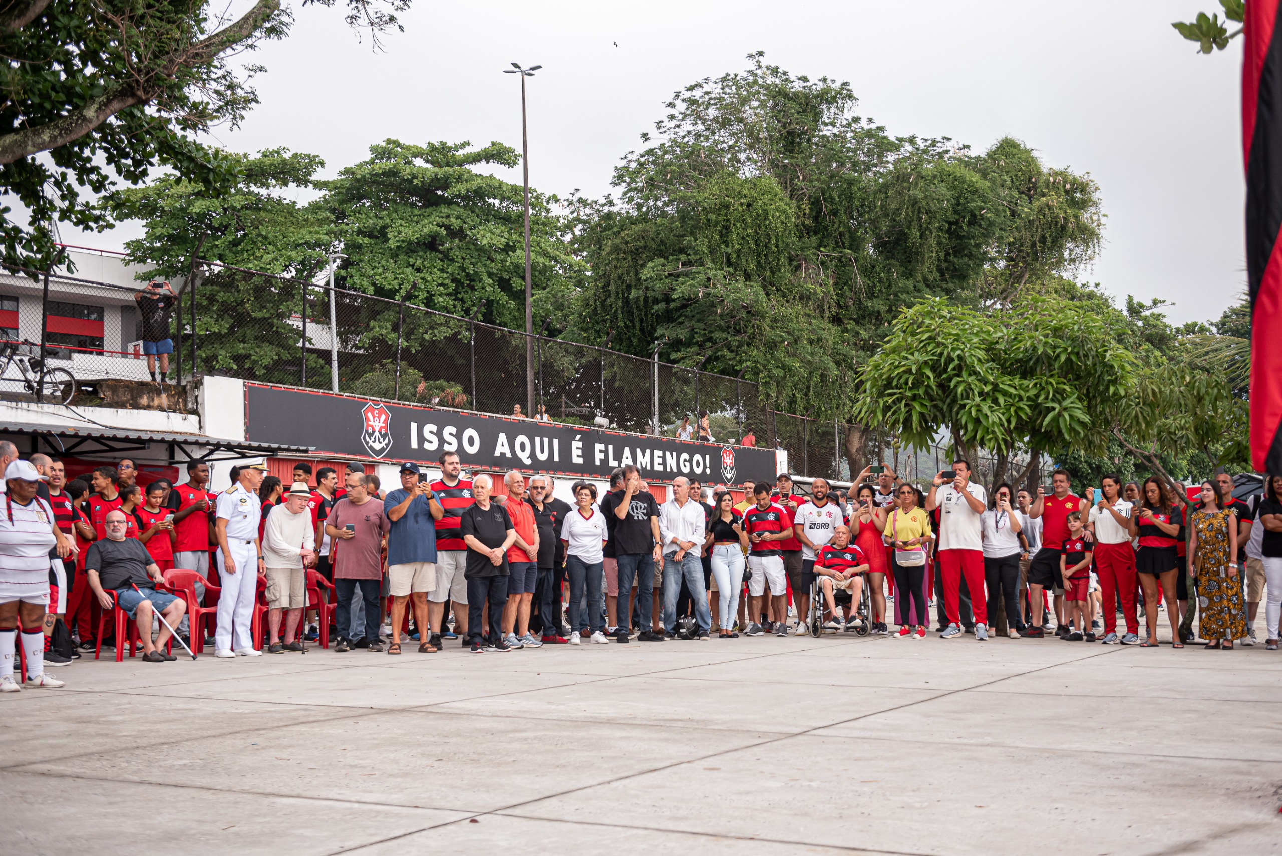 Flamengo completa 128 anos de história (Foto: Paula Reis / CRF)