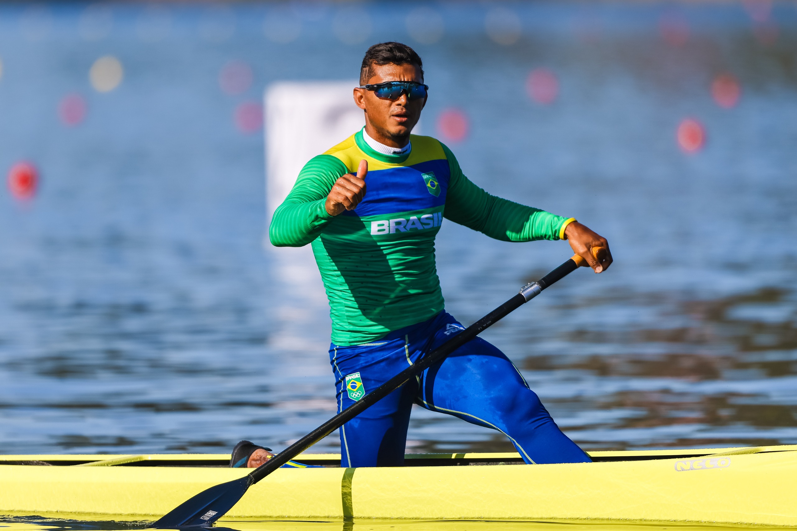 Isaquias Queiroz garante vaga na final da canoagem no Pan de Santiago Foto: William Lucas/COB