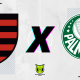 Flamengo e Palmeiras se enfrentam pelo Brasileirão (Arte: ENM)