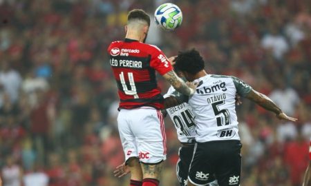 Flamengo sente ausência de Pulgar e perde em casa para o Atlético-MG Foto: Reprodução Flamengo