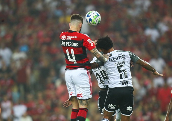 Flamengo sente ausência de Pulgar e perde em casa para o Atlético-MG (Foto: Reprodução Flamengo)