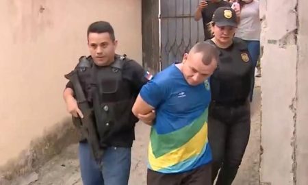 Walherberson Brandão Barbosa, de 40 anos, foi preso na manhã desta terça-feira (Foto: Reprodução/TV Globo)