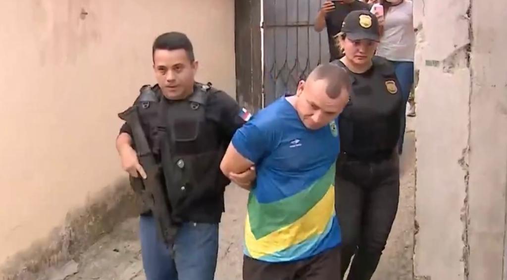 Walherberson Brandão Barbosa, de 40 anos, foi preso na manhã desta terça-feira (Foto: Reprodução/TV Globo)
