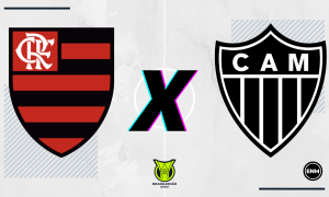 Flamengo e Atlético-MG duelam nesta quarta-feira, no Maracanã (Arte: ENM)