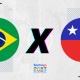 Brasil x Chile nos Jogos Pan-Americanos - (Arte: ENM)