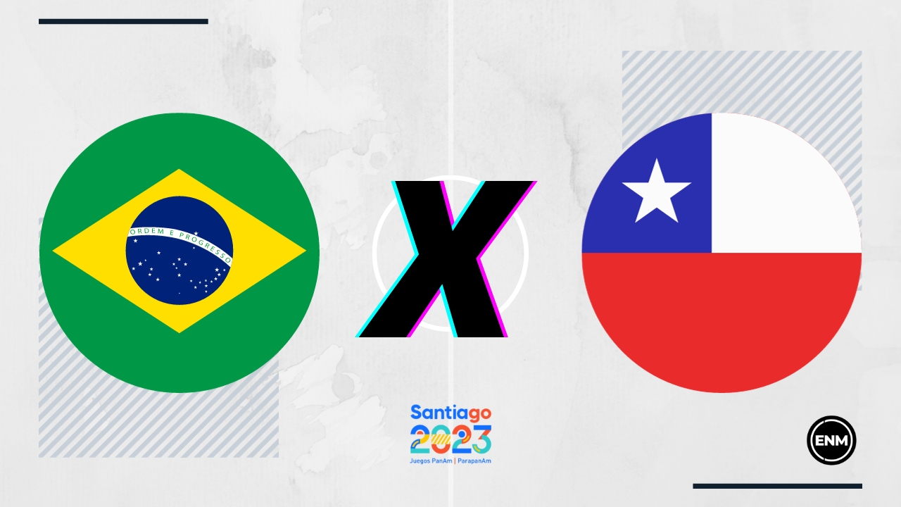 Brasil x Chile nos Jogos Pan-Americanos - (Arte: ENM)