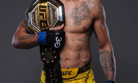Alex Poatan campeão dos meio-pesados do UFC (Foto: Divulgação/Twitter Oficial UFC)