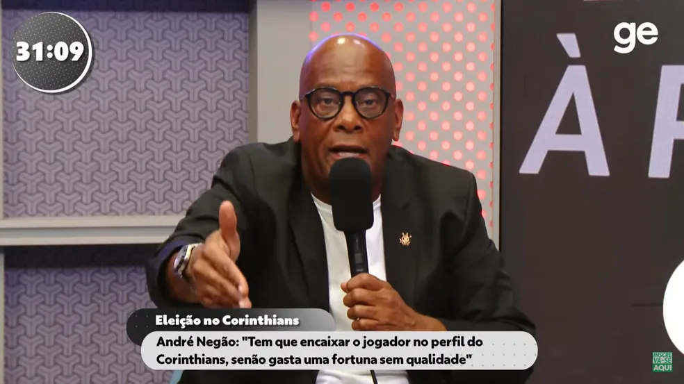 André Negão esclarece a possível função de Andrés na futura administração: "Vai ajudar, mas quem assina é o presidente" (Foto: Reprodução)