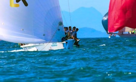 Barcos na Copa Mitsubishi (Foto: Caio Souza)