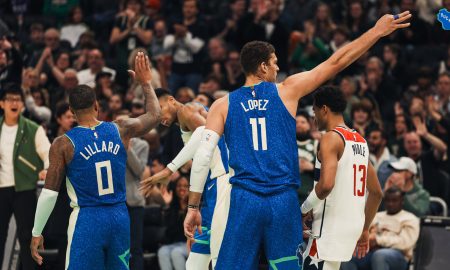 Bucks vence com show de Lopez, Lillard e Giannis - Foto: Divulgação/Bucks