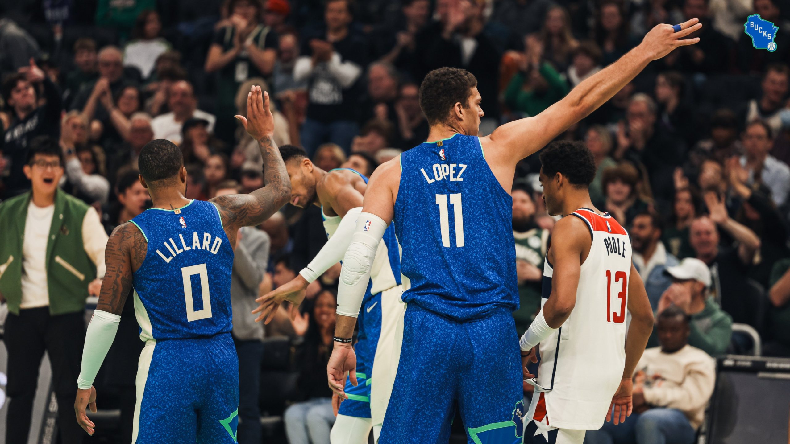 Bucks vence com show de Lopez, Lillard e Giannis - Foto: Divulgação/Bucks