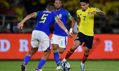 Brasil perde para a Colômbia pelas Eliminatórias (Foto: JUAN BARRETO/AFP via Getty Images)
