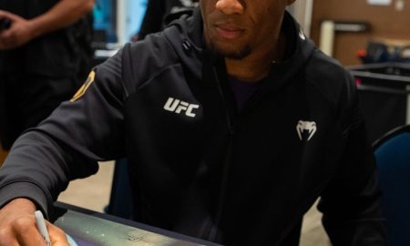 Jailton Malhadinho em evento do UFC São Paulo (Foto: Divulgação/Instagram UFC Brasil)