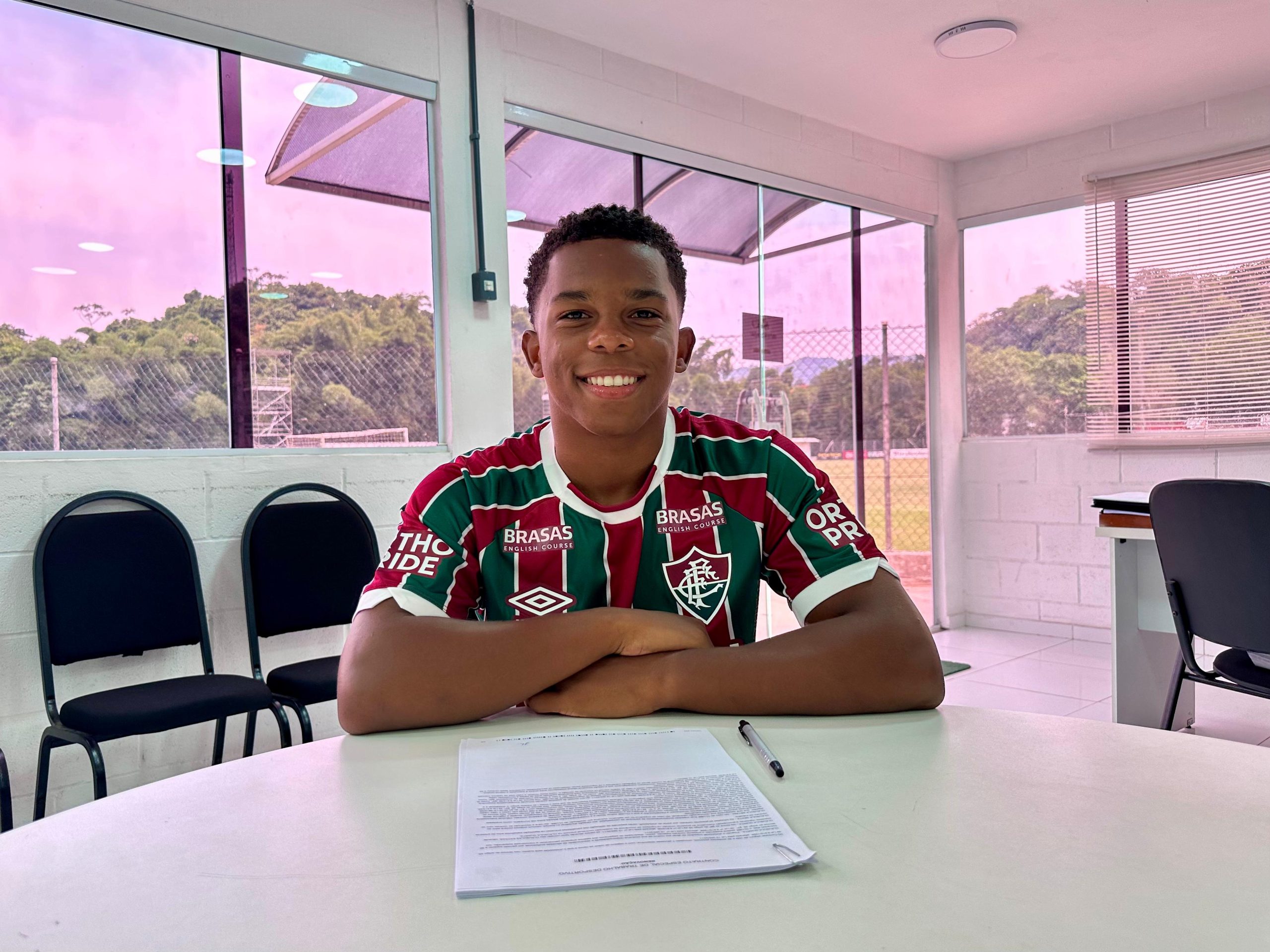 João Lourenço é um dos destaques da base do Fluminense (Foto: Divulgação/Fluminense)