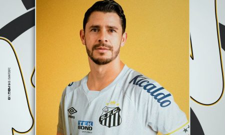 Santos anuncia contratação do meia Giuliano, ex-Corinthians (foto: Reprodução/Santos FC)
